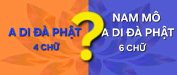 Nên niệm A Di Đà Phật hay Nam mô A Di Đà Phật